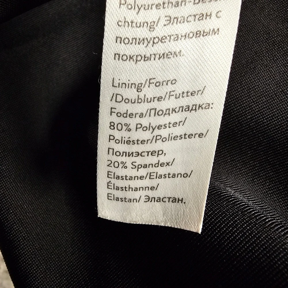Spanx Faux Leather Leggings Womens Small Black High Waisted Shimmer 20241R